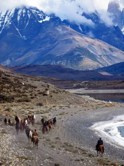 Chilean Patagonia ride Wind protected valleys
