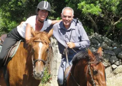 Owner Daniele (R) and guide Illa (L)