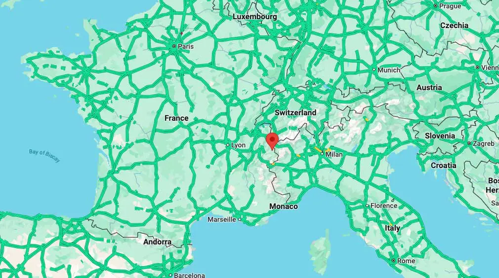 Heritage Paths of the Alps Map