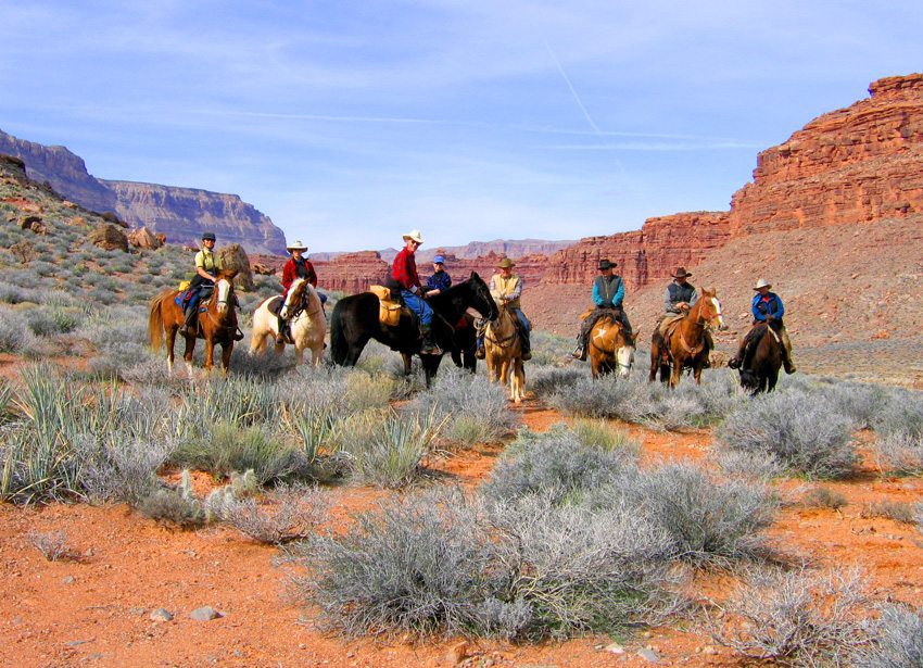 Grand Canyon Winter Pastures A Horseback Riding Trip In Arizona