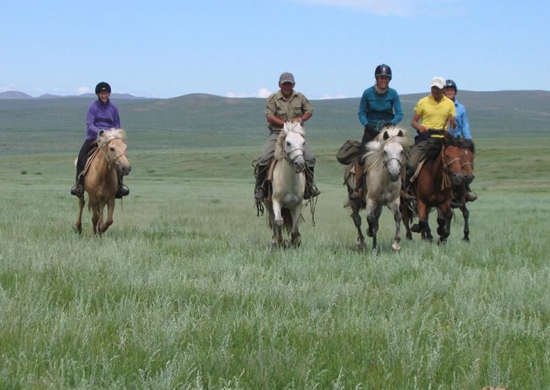 Ride through the Mongolian steppe on this classic horse trek