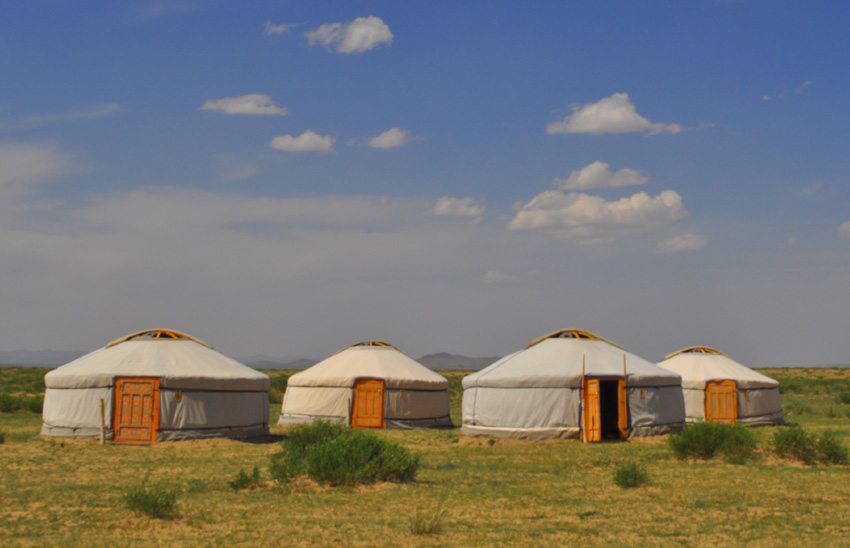 Enjoy traditional accommodations on the Classic horse riding trek in Mongolia