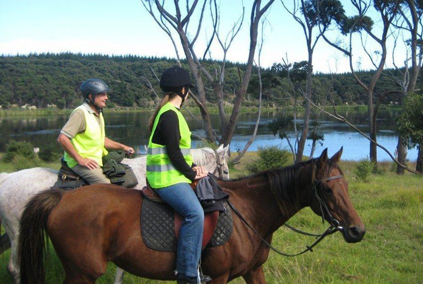 Photo Gallery Horseback riding in New Zealand; friendly people, fine