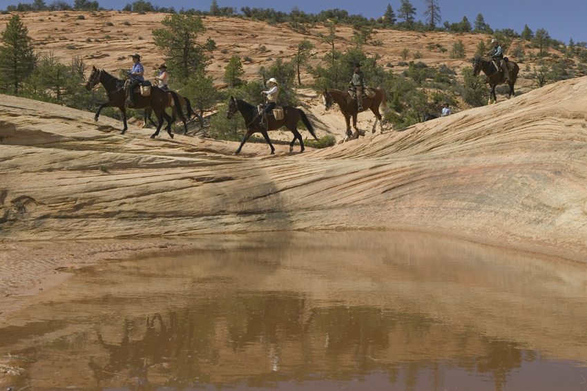 The Three Park Spectacular riding vacation in Arizona and Utah will bring you through unique parts of the country