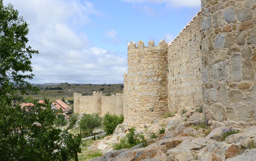 Walled Fortress of Avila, Spain Riding Vacation in Spain