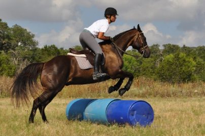 Riding vacation jumping