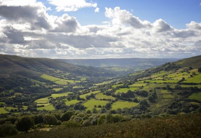 Typical view on the Welsh Mountain Ride with Equitours GreenValleys