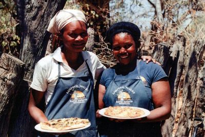 It was clear that the cook, Grace Mosholombe, and her assistant, Queen Bale, took pride in their work. Sanitation standards were high.