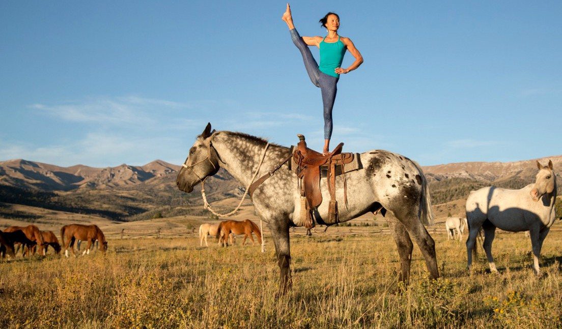 Equitours Yoga and Horseback Riding Riding Vacations in Wyoming