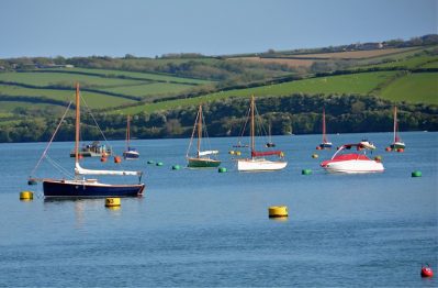 Overlooking the bay at Padstow